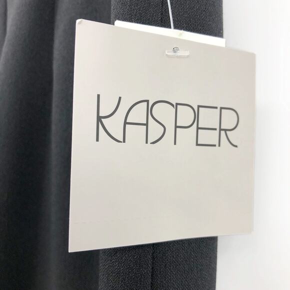 KASPER Women's Classic Pencil Skirt Size 4 Black Crepe Stretch Lined NWT - Picture 15 of 15